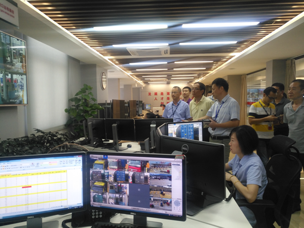 洪里专副局长带队调研集装箱设备交接单无纸化和小提单电子化以及消防